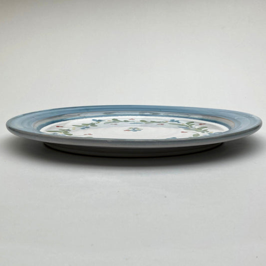 Personalised Handmade Ceramic Platter - Mistletoe in Teal & Lime