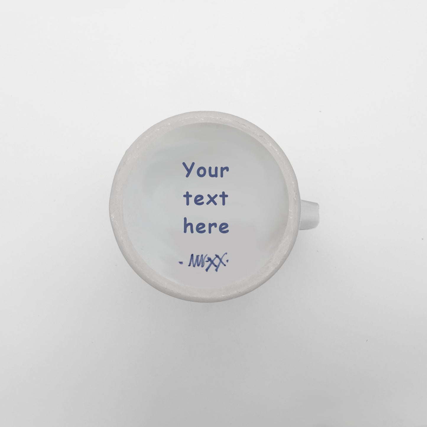 Personalised Handmade Ceramic Straight Water Jug - Danish in Teal & Purple