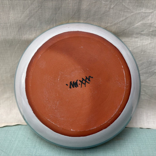 Handmade Ceramic Pasta Bowl - Strawberry in Yellow