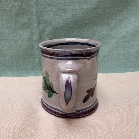 Regular Handmade Ceramic Mug - Fuchsia in Purple