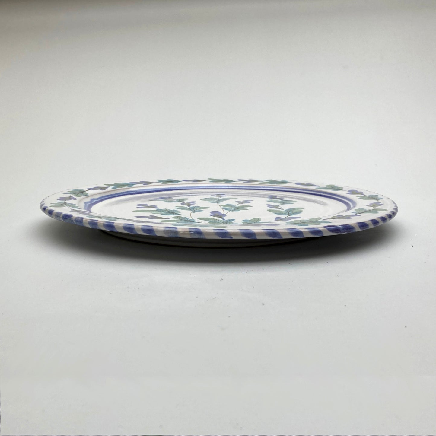 Personalised Handmade Ceramic Breakfast Plate - Fuchsia in Purple