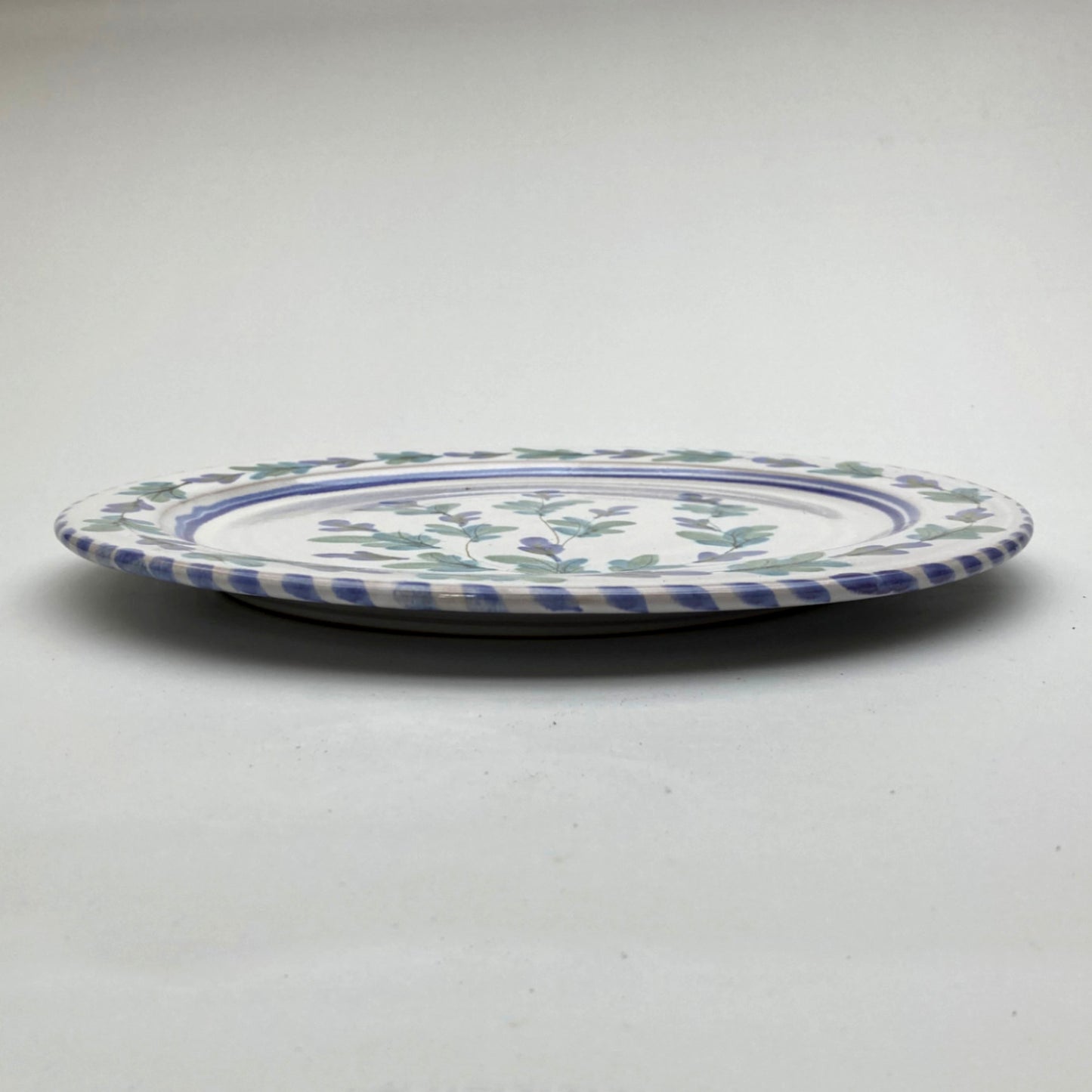Personalised Handmade Ceramic Dinner Plate - Fuchsia in Purple