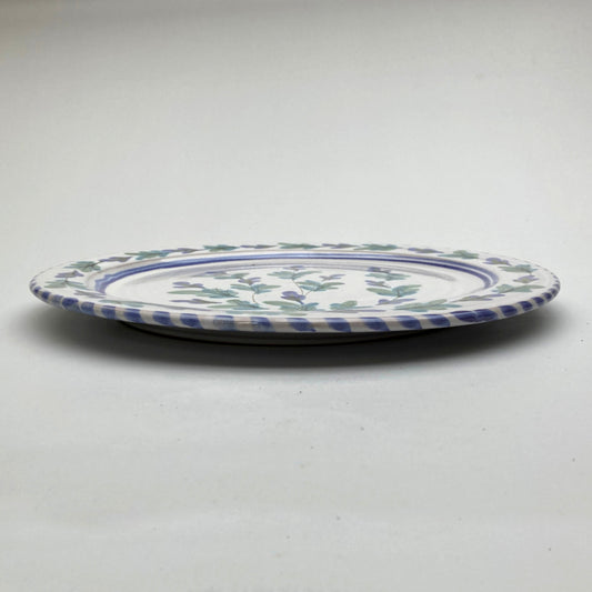 Personalised Handmade Ceramic Dinner Plate - Fuchsia in Purple