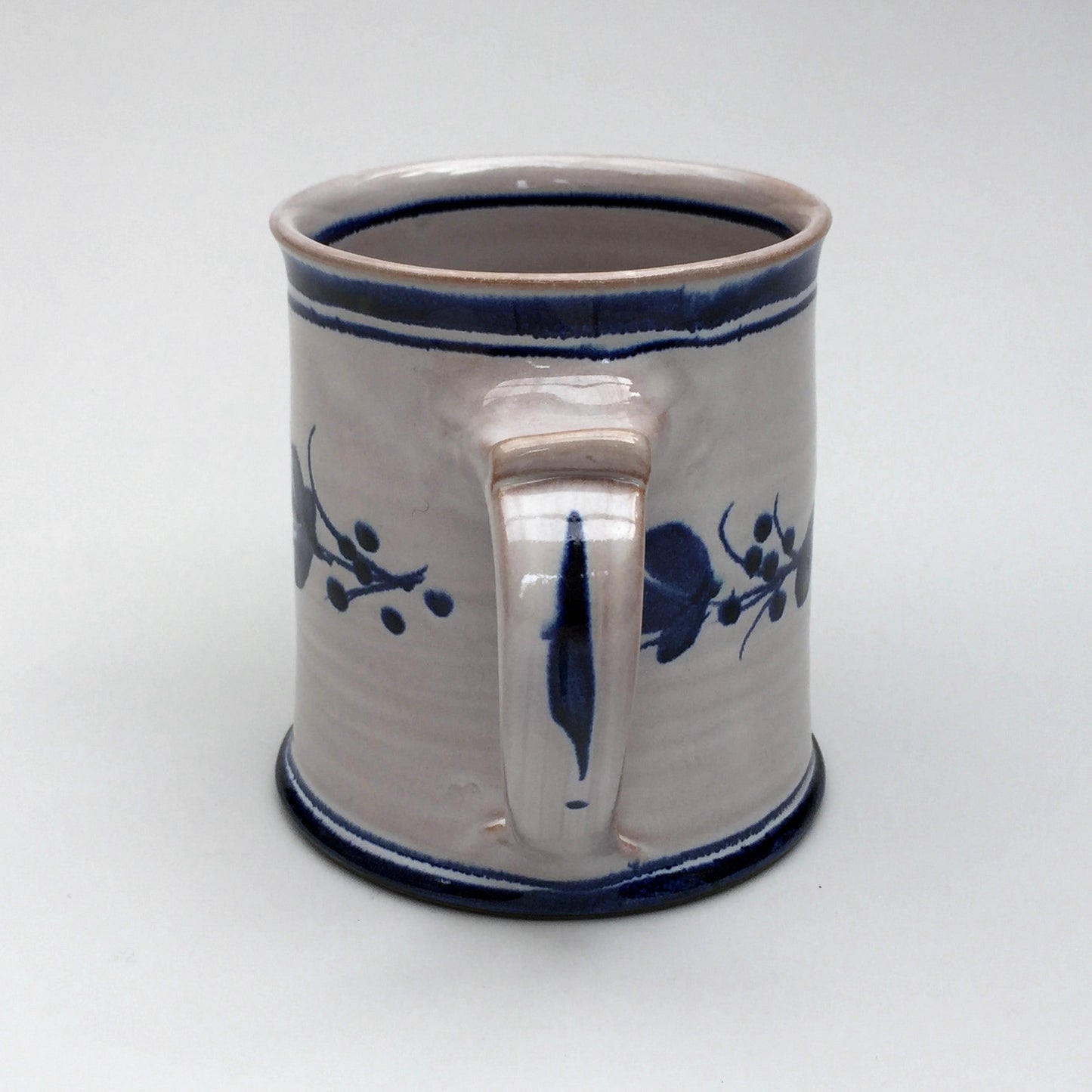 Personalised Handmade Ceramic Regular Mug - Italian in Blue