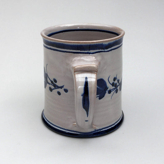 Personalised Handmade Ceramic Regular Mug - Italian in Blue