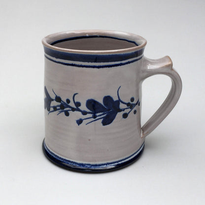 Personalised Handmade Ceramic Regular Mug - Italian in Blue