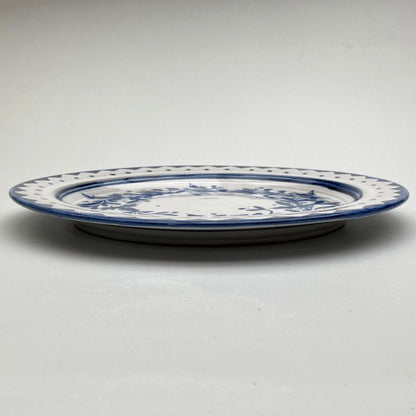 Personalised Handmade Ceramic Platter - Cornflower in Blue