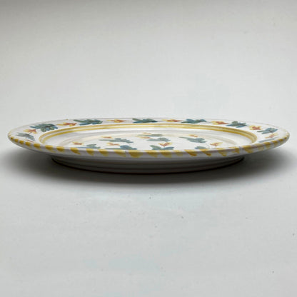 Personalised Handmade Ceramic Platter - Fuchsia in Yellow