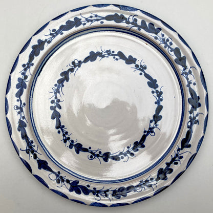 Personalised Handmade Ceramic Platter - Italian in Blue