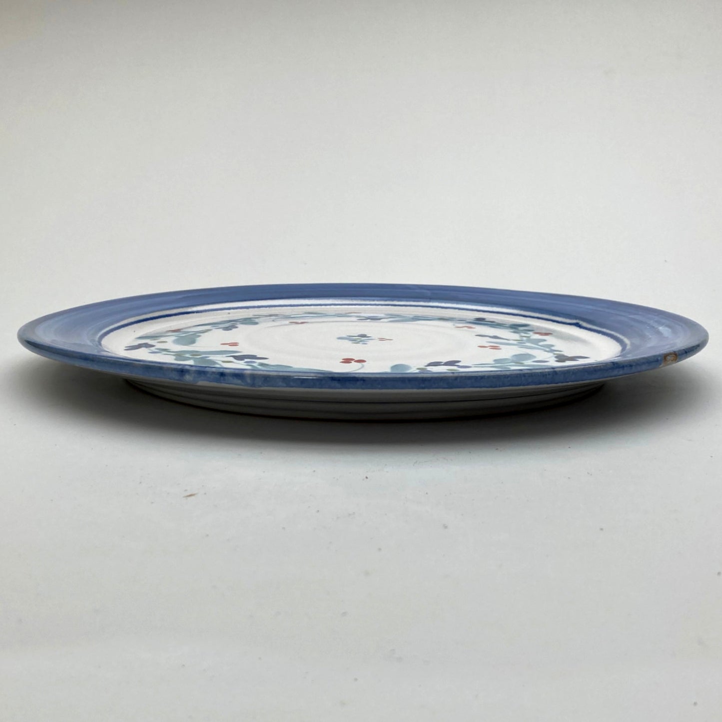 Personalised Handmade Ceramic Platter - Mistletoe in Blue & Teal
