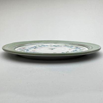 Personalised Handmade Ceramic Platter - Mistletoe in Lime & Teal