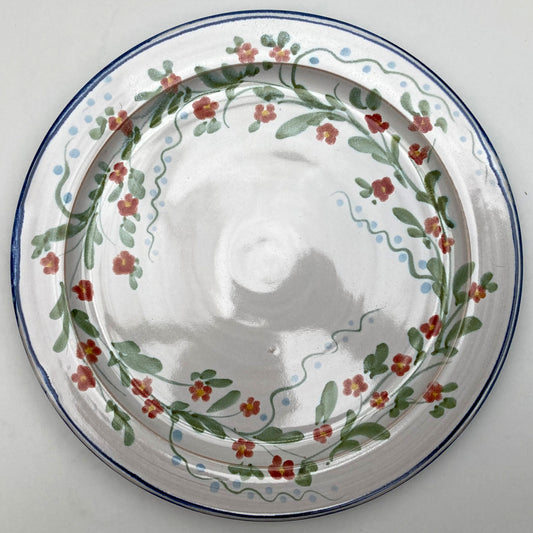 Personalised Handmade Ceramic Platter - Pimpernel in Blue