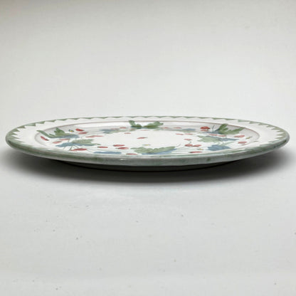 Personalised Handmade Ceramic Platter - Strawberry in Lime