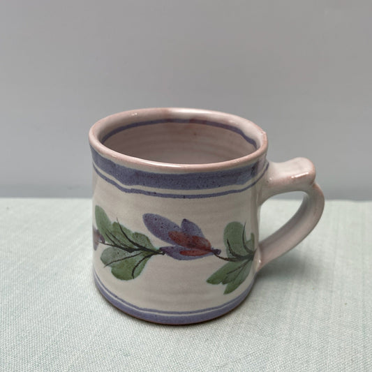 Handmade Ceramic Small Mug – Fuchsia in Purple
