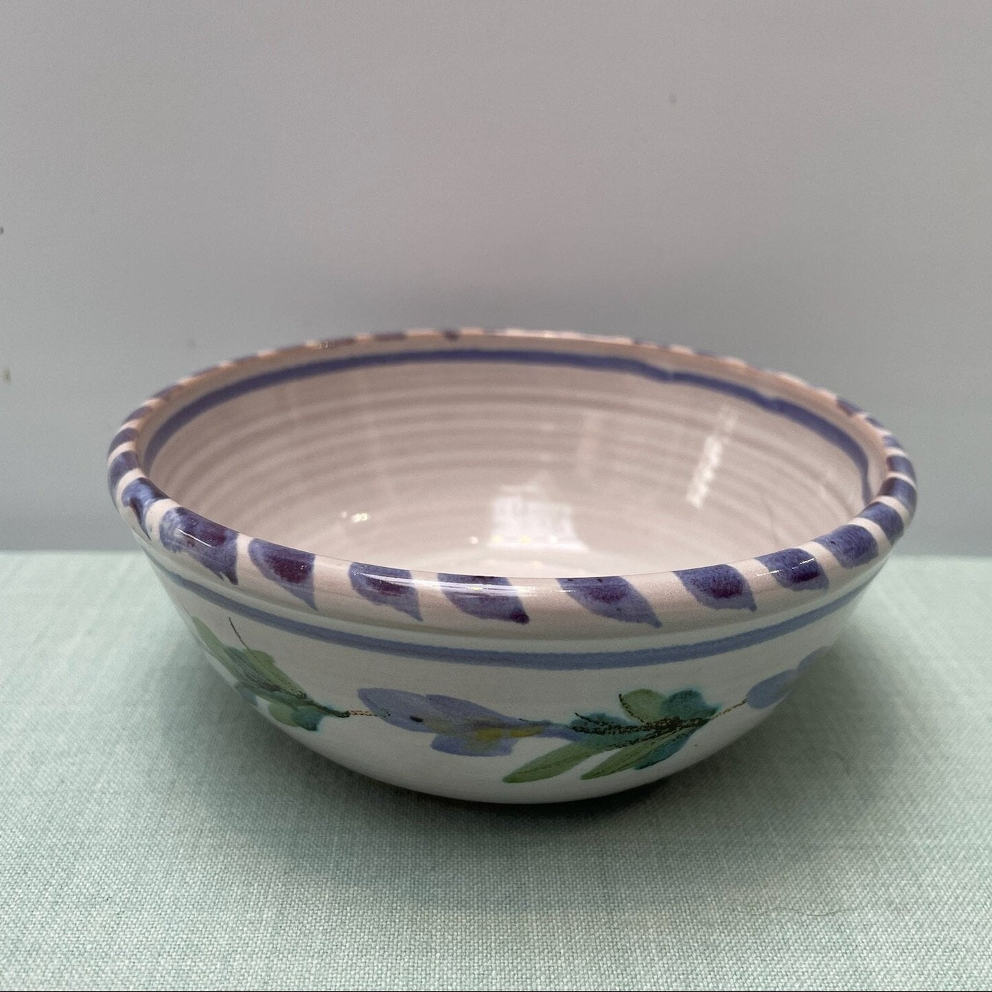 Handmade Ceramic Small Bowl – Fuchsia in Purple