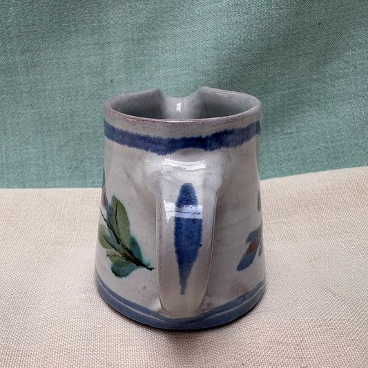 Tiny Handmade Ceramic Straight  Jug - Fuchsia in Purple