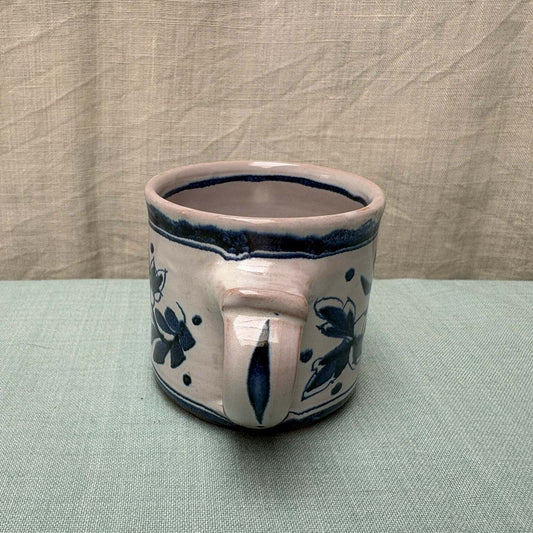 Small Handmade Ceramic Mug - Cornflower in Blue