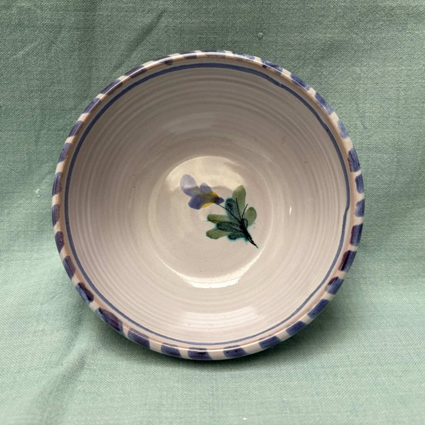 Small Handmade Ceramic Bowl - Fuchsia Purple