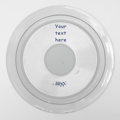 Personalised Handmade Ceramic Dinner Plate - Strawberry in Lime