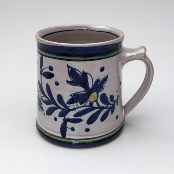 Regular Mug (250ml) - Cornflower pattern - Blue Yellow